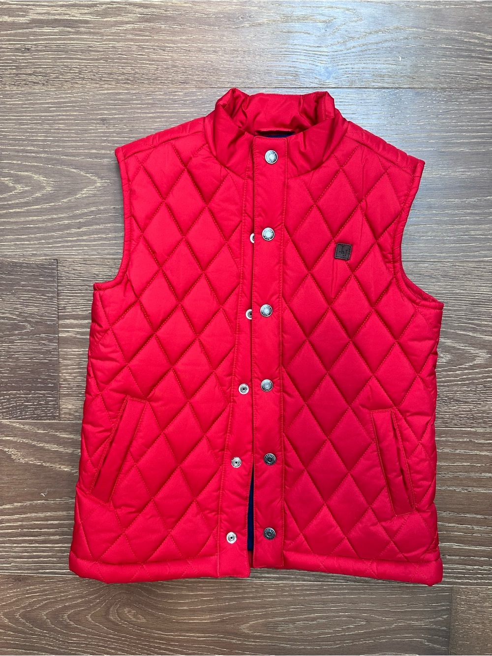 NWOT Janie and Jack quilted vest red size 5/6